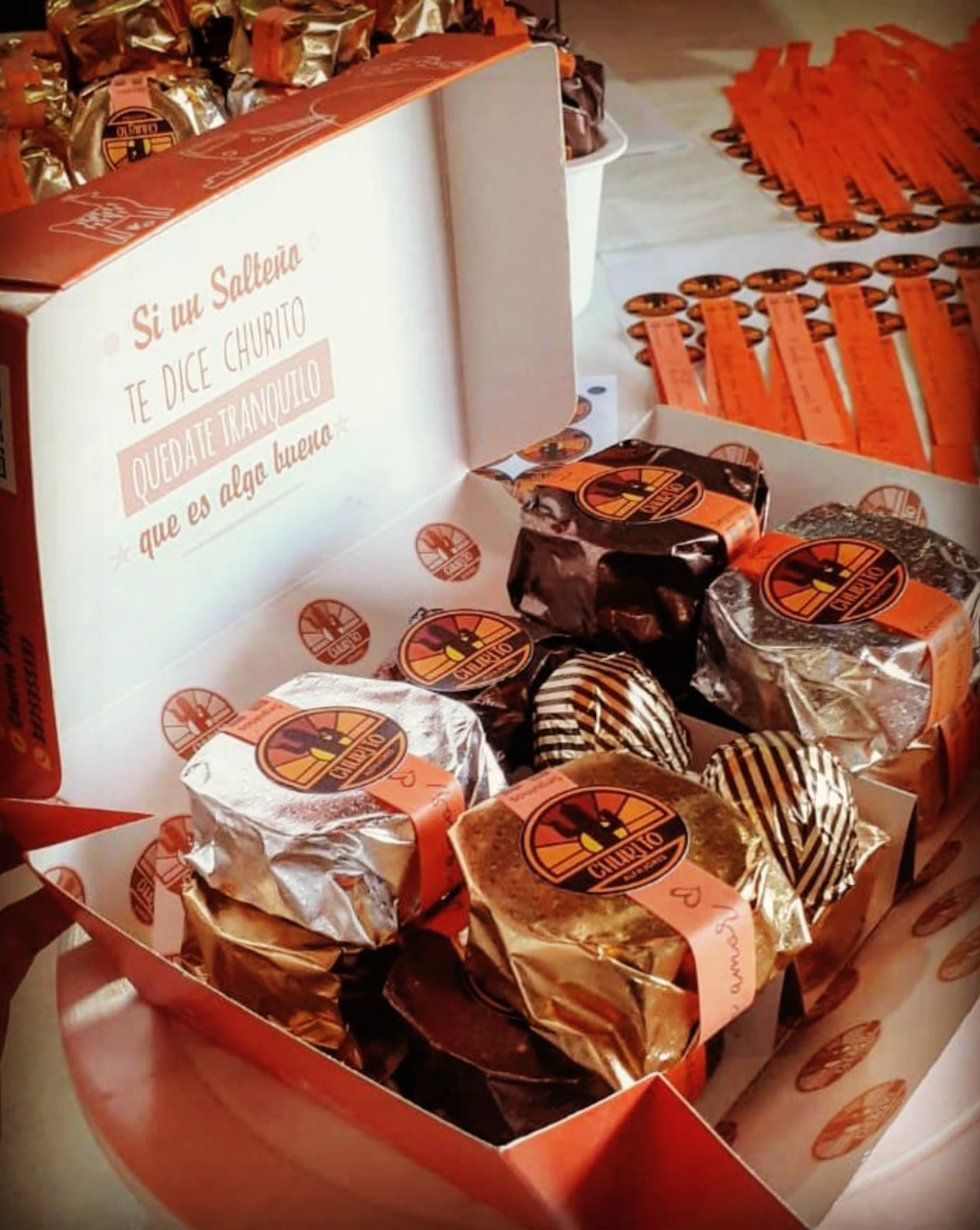 Caja Churito abierta